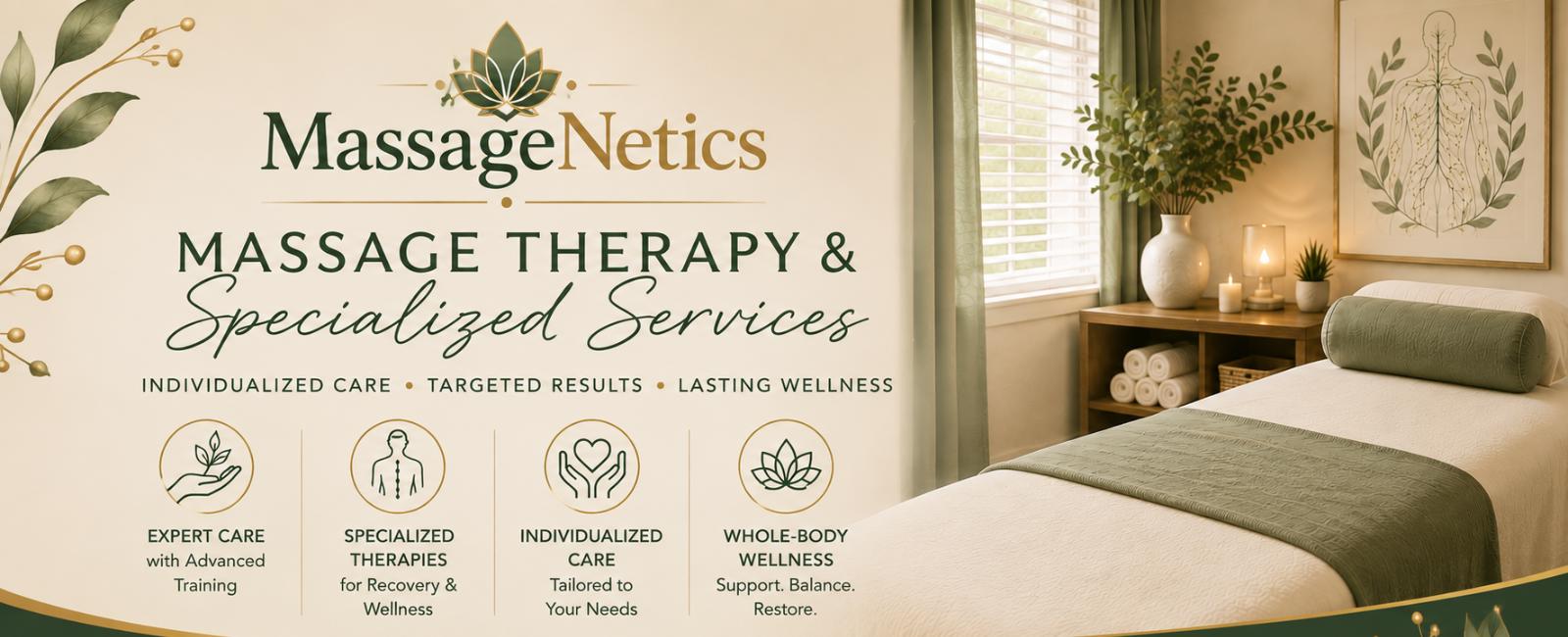 MassageNetics: Massage Therapy and Specialized Services